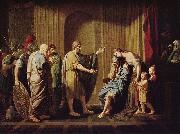 Benjamin West, Kleombrotos sent into Exile by Leonidas II